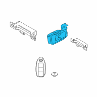 OEM 2019 Infiniti QX50 Keyless Controller Assembly Diagram - 28595-6FL0A