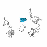 OEM 2010 Ford Fusion Outlet Hose Diagram - AE5Z-9B659-G