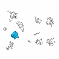 OEM 1998 Toyota Corolla Front Mount Bracket Diagram - 12311-22050