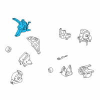 OEM 2000 Toyota Corolla Side Mount Diagram - 12305-0D010