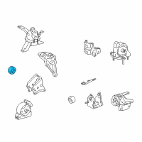 OEM 2001 Toyota Corolla Front Mount Damper Diagram - 12351-22020