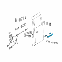 OEM Dodge Handle-Front Door Diagram - 5124094AA