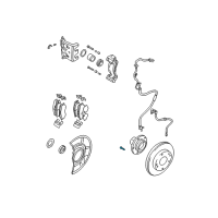 OEM 2004 Hyundai Tiburon Bolt-Hub Diagram - 51752-36000