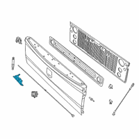 OEM 2019 Ram 2500 Handle-TAILGATE Diagram - 68401438AA