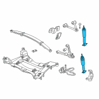 OEM 2003 Chevrolet Corvette Shock Diagram - 19302787