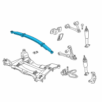 OEM Cadillac XLR Front Spring Assembly Diagram - 15233401