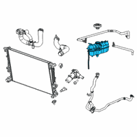 OEM 2019 Jeep Cherokee Reservoir-COOLANT Diagram - 68251840AC