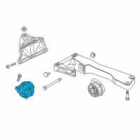 OEM 2015 BMW 435i xDrive Engine Mount Right Diagram - 22-11-6-787-668