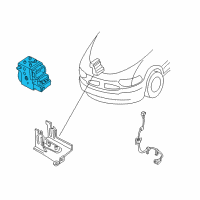 OEM 2002 Nissan Quest Computer Module Ecm Ecu Diagram - 47660-7B001