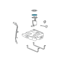 OEM Chrysler Sebring ORING Kit-Fuel INJECTOR Diagram - 5103377AA