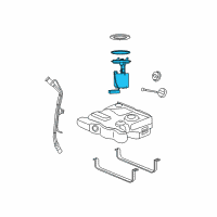 OEM Ram C/V Modul Pkg-Fuel Pump/Level Unit Diagram - 68030923AE