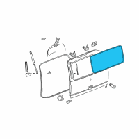 OEM 2001 Chevrolet Suburban 1500 Seal Diagram - 15768195