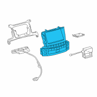 OEM 2015 Lexus LX570 Multi-Display Assy Diagram - 86110-60191