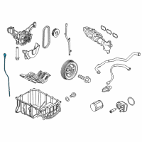 OEM 2016 Ford Fiesta Dipstick Diagram - CM5Z-6750-A