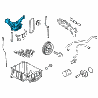 OEM Ford Focus Oil Pump Diagram - CM5Z-6600-B