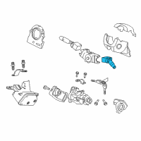 OEM 2014 Honda Crosstour Switch Assembly, Wiper Diagram - 35256-TP6-K11