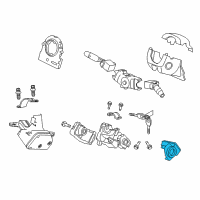 OEM 2014 Honda Crosstour Immobilizer & Keyless Unit Diagram - 39730-TY4-A01