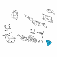 OEM 2012 Honda Crosstour Immobilizer & Keyless Unit Diagram - 39730-TP6-A01