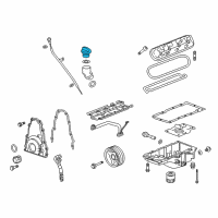 OEM Chevrolet SS Filler Cap Diagram - 12642163