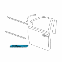 OEM Dodge Grand Caravan NAMEPLATE-Front Door Diagram - 68082456AA