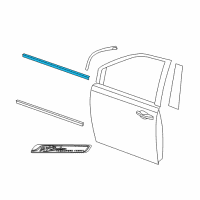 OEM Dodge Grand Caravan WEATHERSTRIP-Front Door Belt Diagram - 5109806AE