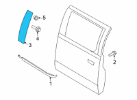 OEM 2022 Ford F-150 MOULDING Diagram - ML3Z-16255A34-AA