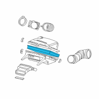 OEM 1998 GMC Savana 1500 Filter Element Diagram - 25042562