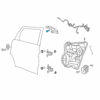 OEM 2007 Jeep Commander Screw-Tapping HEXAGON FLANGE Head Diagram - 6508074AA