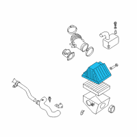 OEM 2004 Nissan Xterra Air Cleaner Cover Diagram - 16526-4S100