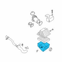 OEM 2004 Nissan Xterra Cover Lower Diagram - 16528-9Z000