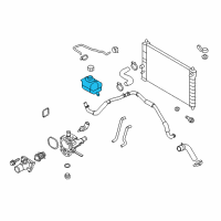 OEM 2010 Chevrolet Aveo5 Reservoir Assembly Diagram - 95216944