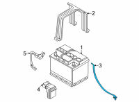 OEM Kia VENT HOSE ASSY-BATTE Diagram - 37140P4100