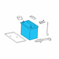 OEM 2019 Lexus LX570 INTERST.GR27FBATTERY Diagram - 00544-MF27F-710