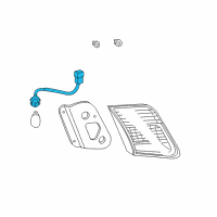 OEM Toyota Camry Socket & Wire Diagram - 81585-33140