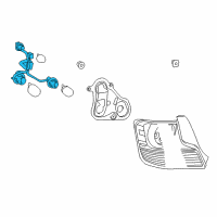 OEM 2015 Scion tC Socket & Wire Diagram - 81555-21330