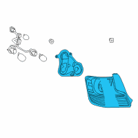 OEM Scion tC Tail Lamp Diagram - 81551-21330