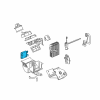 OEM Saturn Heater Core Diagram - 10362445