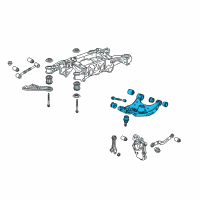 OEM 2015 Cadillac SRX Lower Control Arm Diagram - 15853187