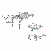 OEM 2011 Cadillac SRX Lower Ball Joint Diagram - 25833178