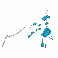 OEM 2014 Hyundai Veloster Lever Assembly-Automatic Transmission Diagram - 46700-2V110