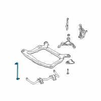 OEM 2007 Ford Freestyle Stabilizer Link Diagram - 7F9Z-5K484-R