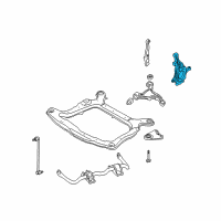 OEM 2007 Ford Freestyle Knuckle Diagram - 5F9Z-3K185-AR