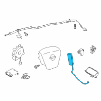 OEM 2015 Nissan Quest Side Air Bag Front Right Module Assembly Diagram - K85H0-1JA0A