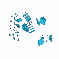 OEM Infiniti Heating Unit Assy-Front Diagram - 27110-EH15A