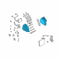 OEM Infiniti M45 Case Assy-Front Heater Diagram - 27120-EH100
