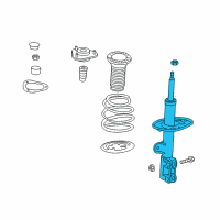 OEM 2017 Lexus NX200t ABSORBER Set, Shock Diagram - 48510-79295