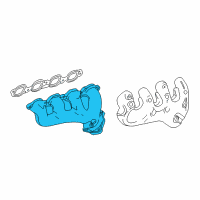 OEM 2014 GMC Sierra 1500 Manifold Diagram - 12629337