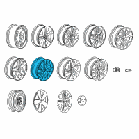 OEM Chevrolet Sonic Wheel, Alloy Diagram - 95015722