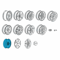 OEM 2014 Chevrolet Sonic Compact Spare Diagram - 96853905