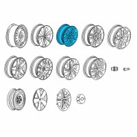 OEM 2018 Chevrolet Sonic Wheel, Alloy Diagram - 94538393